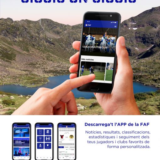 La FAF desenvolupa una app per seguir el futbol del país